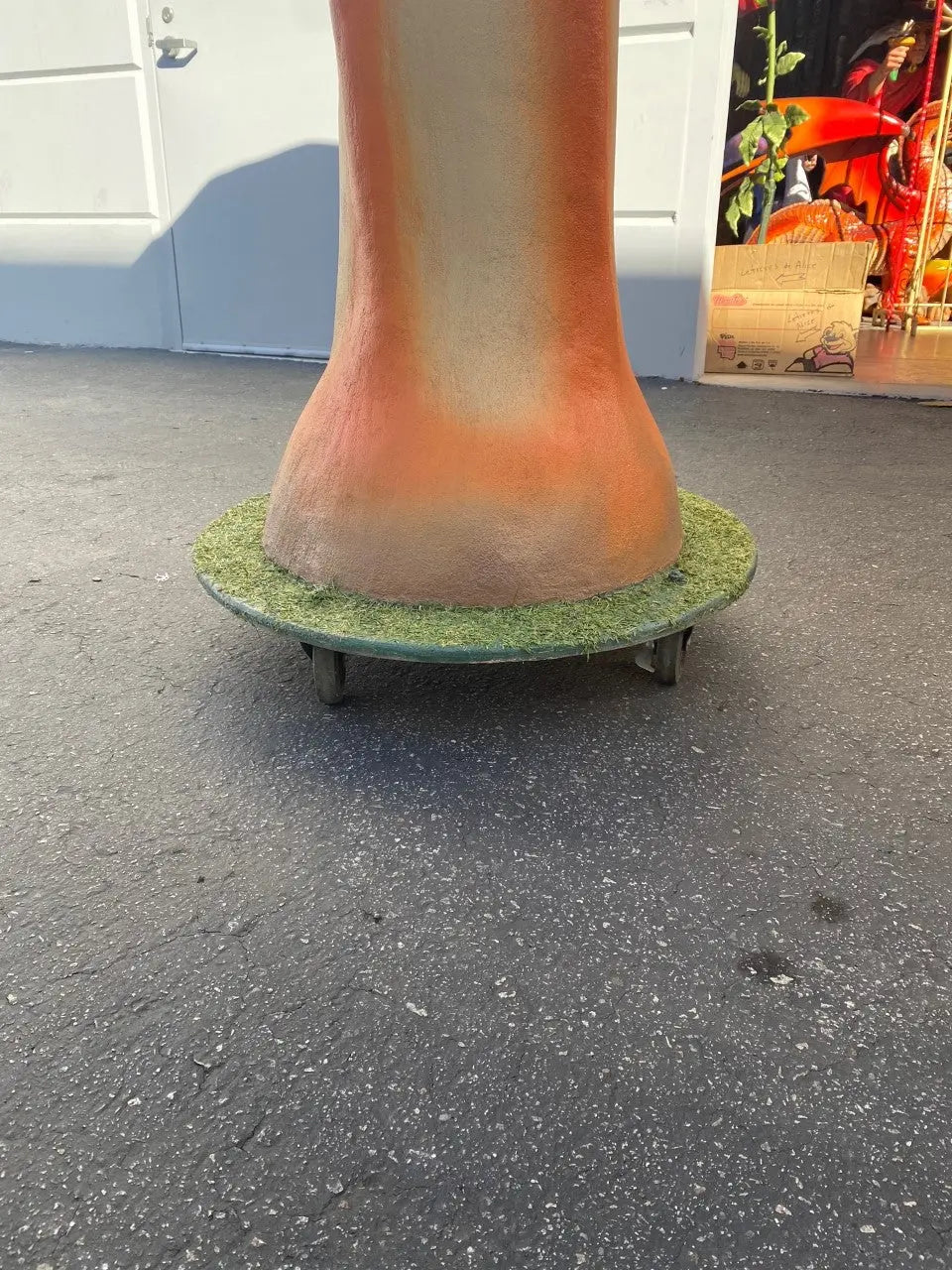 Umbrella Mushroom Statue P-REDMUSH-P