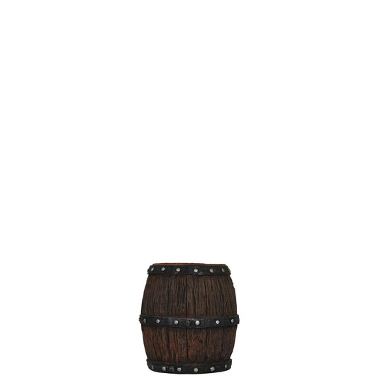 Small Rustic Barrel Statue F0173-R058-PT