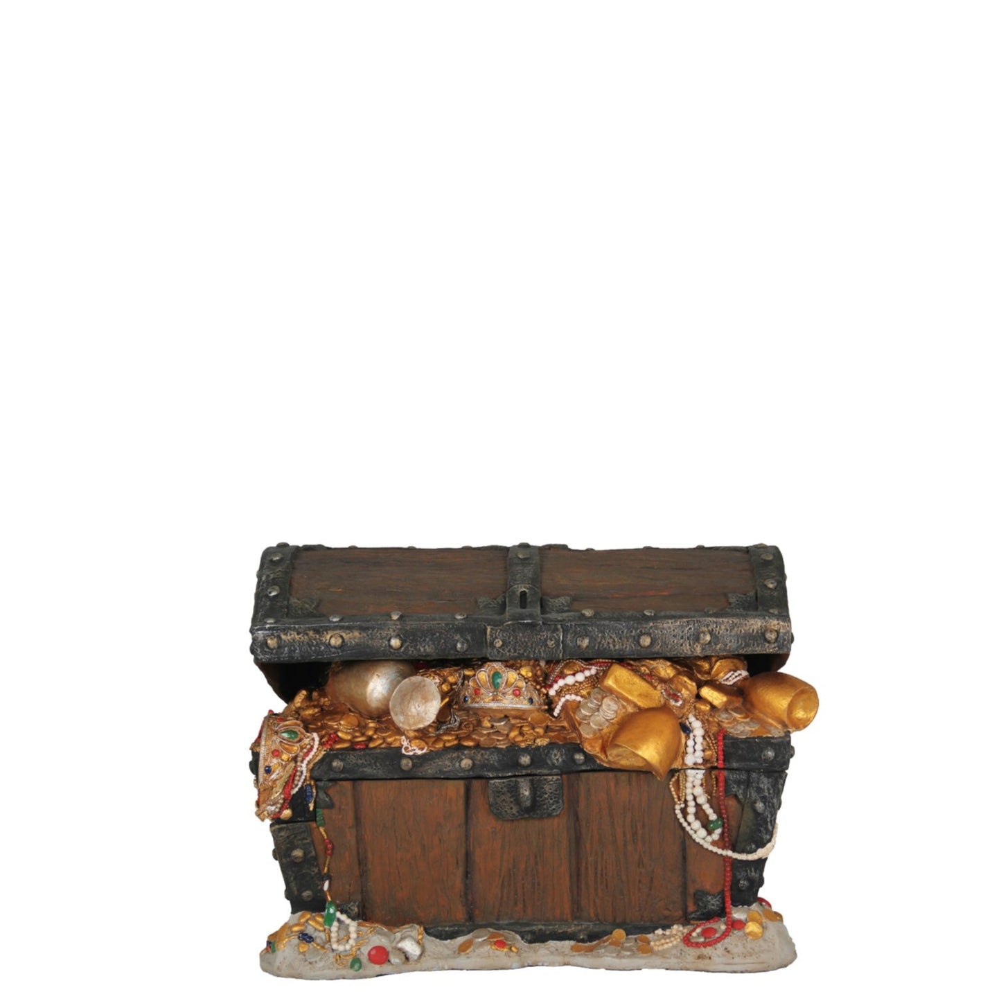 Big Treasure Chest Life Size Statue
