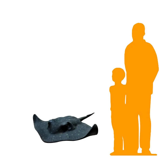 Stingray Shark Statue A0731-R179-PT