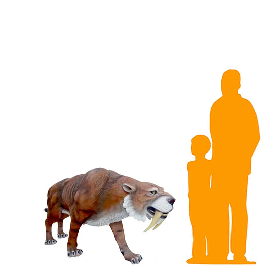 Saber Tooth Statue A0670-R183-PT