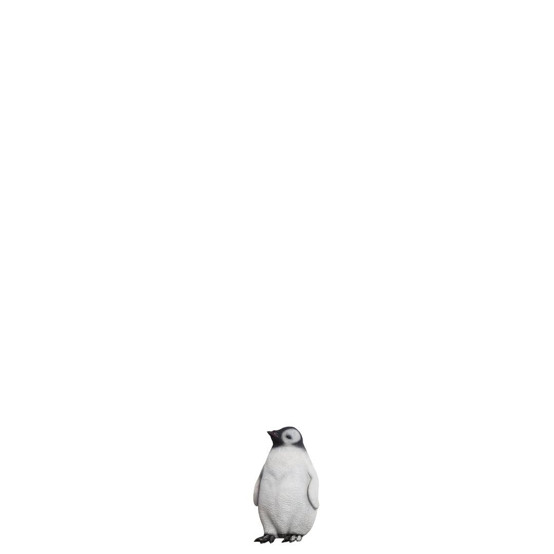 Baby Penguin Statue - LM Treasures Prop Rentals