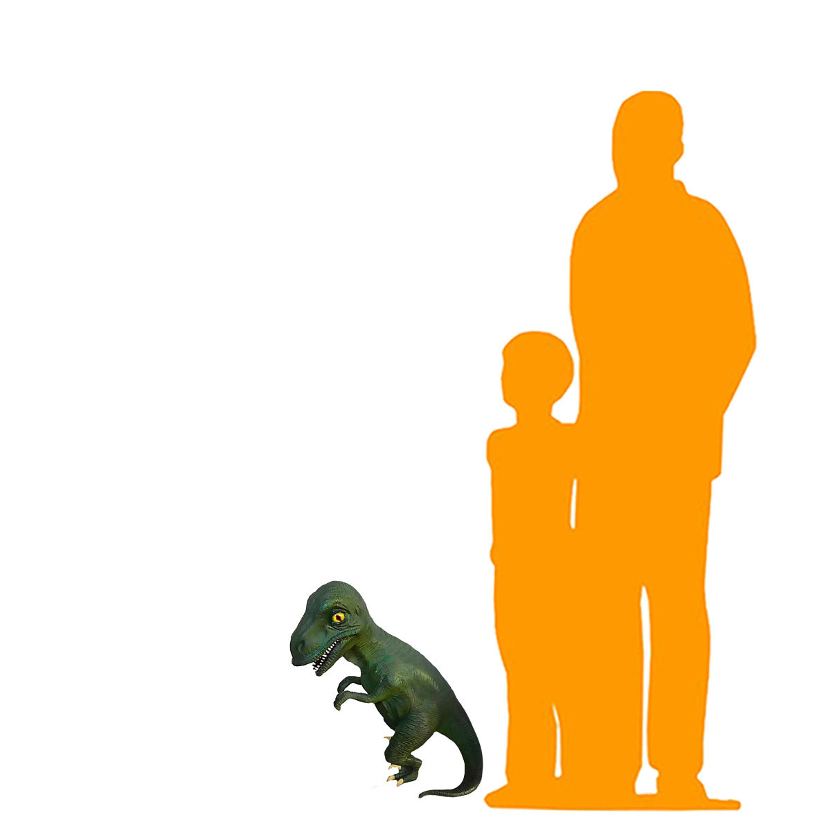 Baby T-Rex Dinosaur Statue