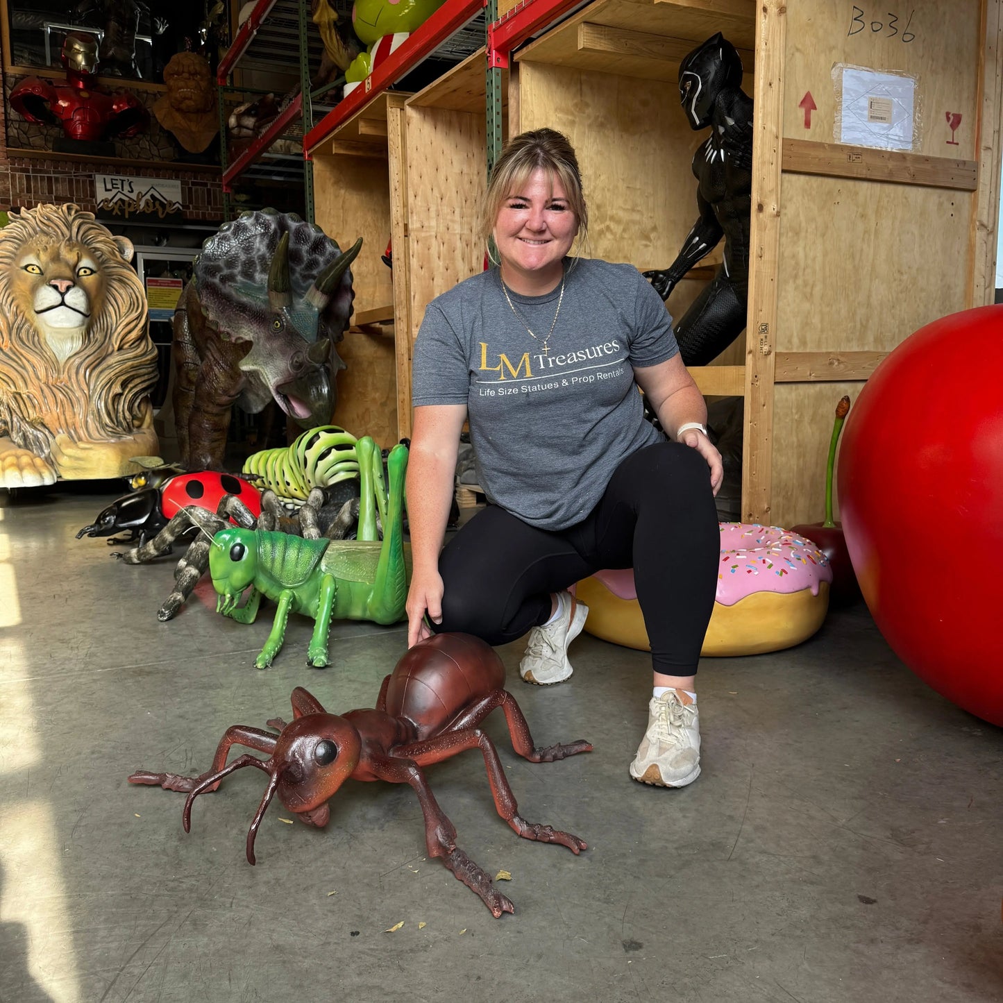 Ant Statue A0587-R054-PT