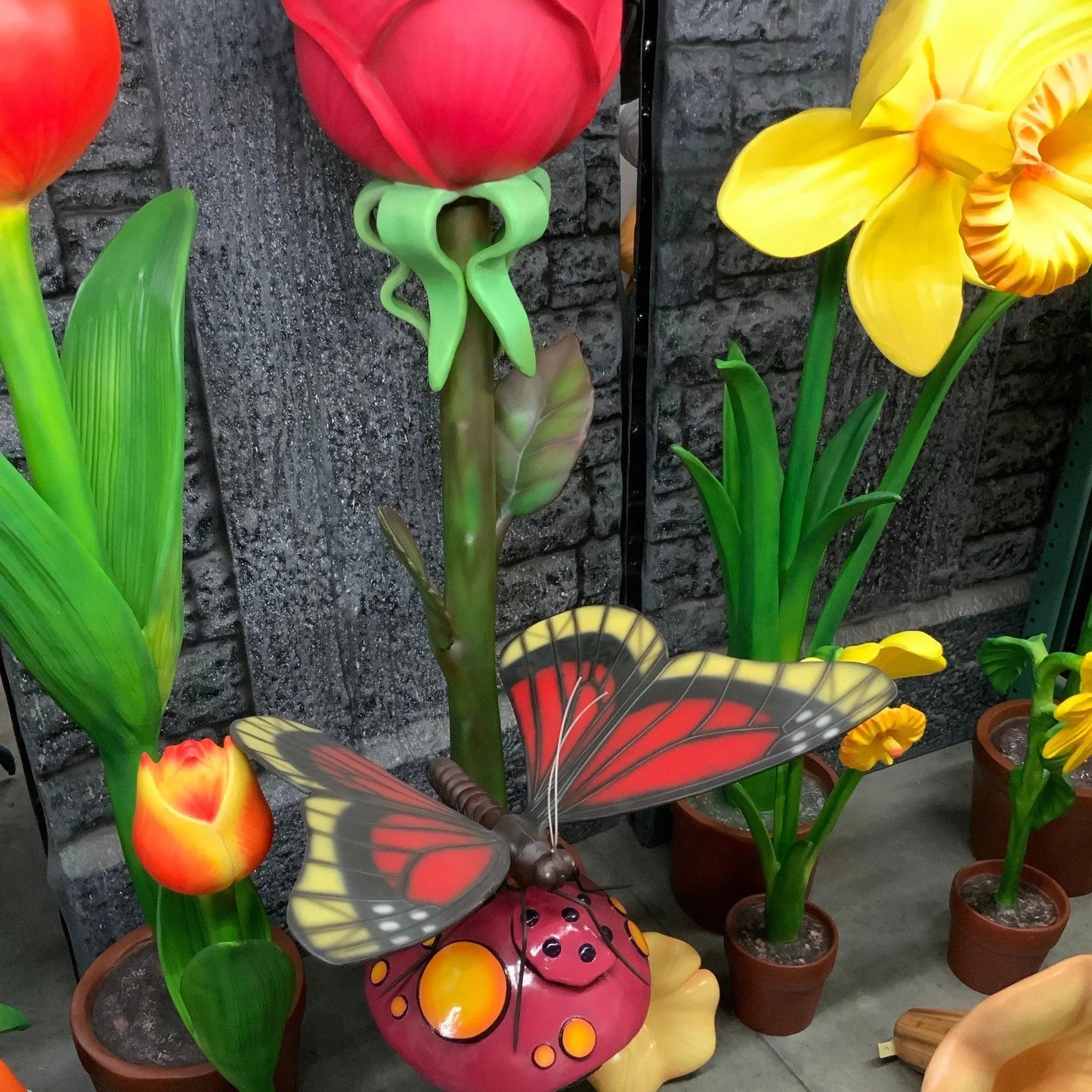 Butterfly Statue A0588-R055-PT