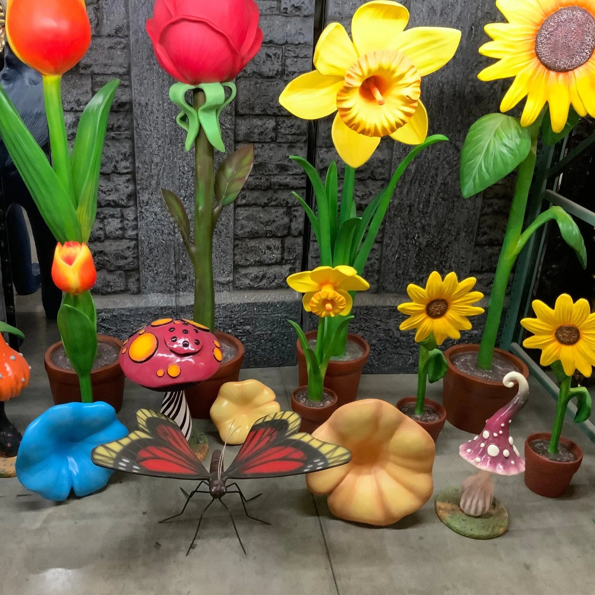 Butterfly Statue A0588-R055-PT