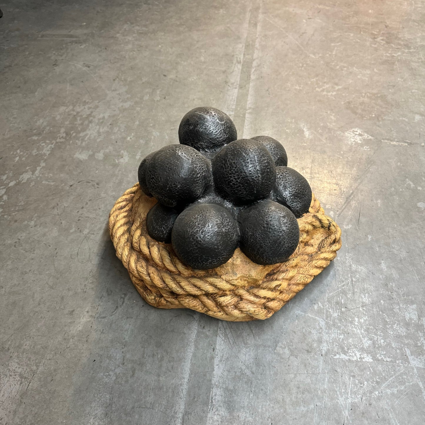 Cannon Balls Life Size Statue