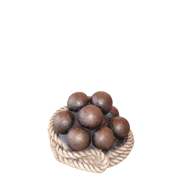 Cannon Balls Life Size Statue