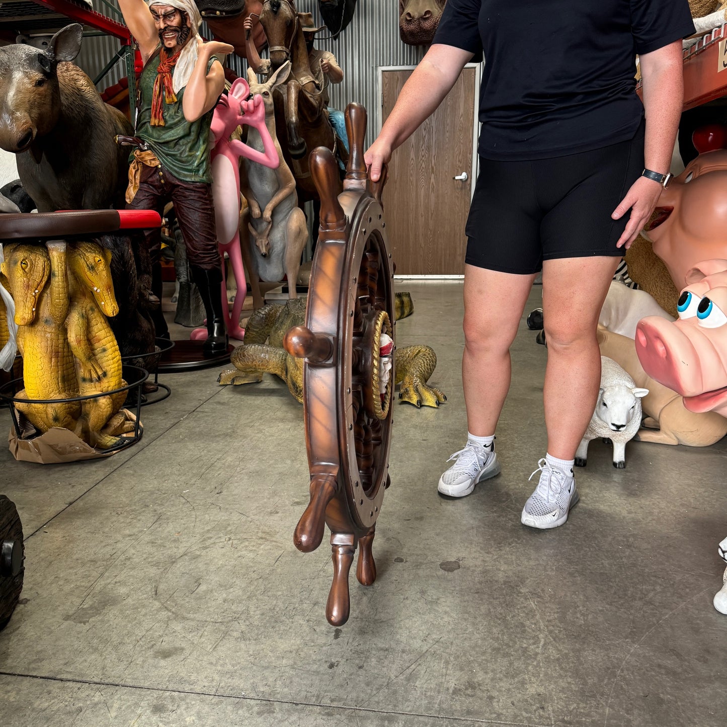 Pirate Rudder Life Size Statue