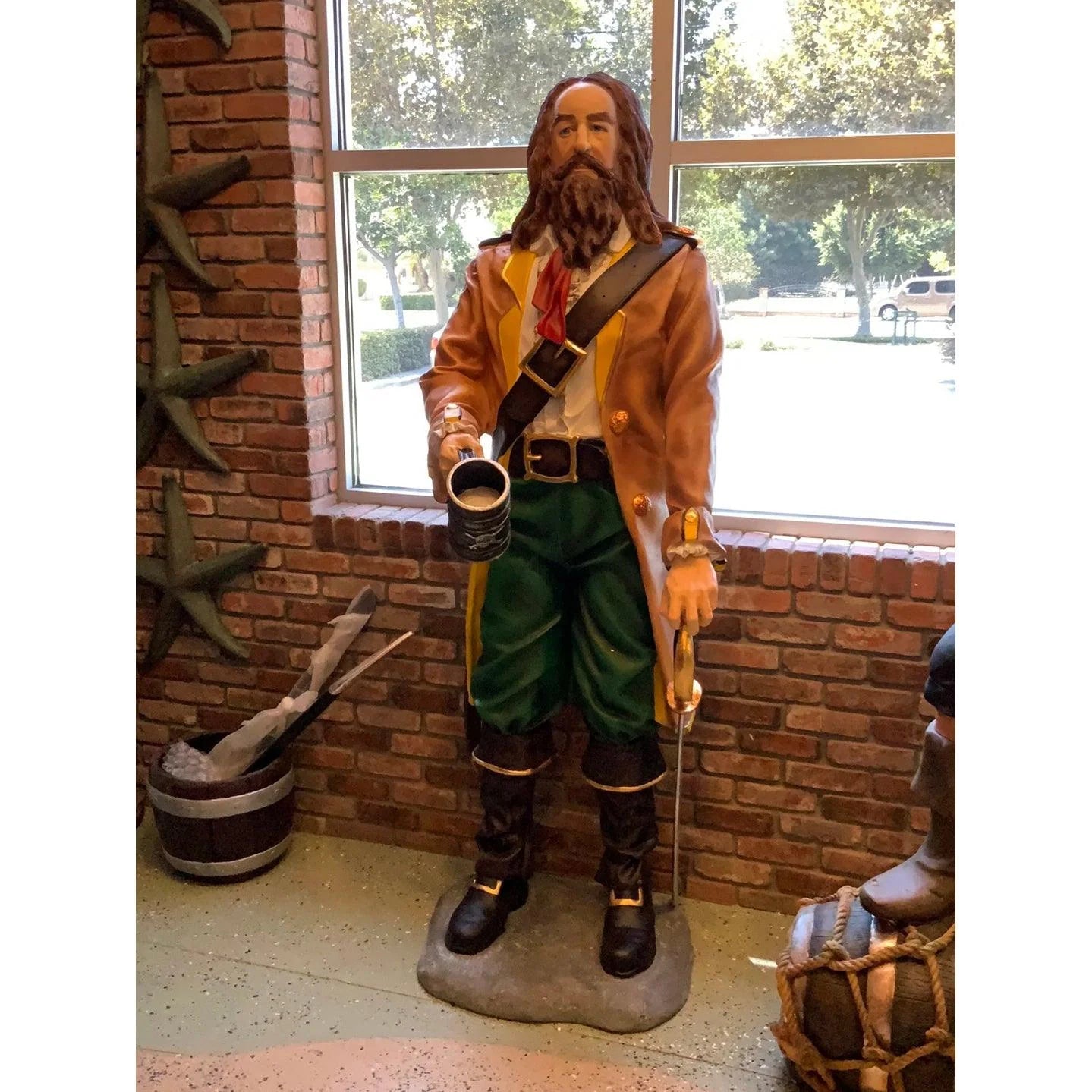 Pirate Enrico Life Size Statue