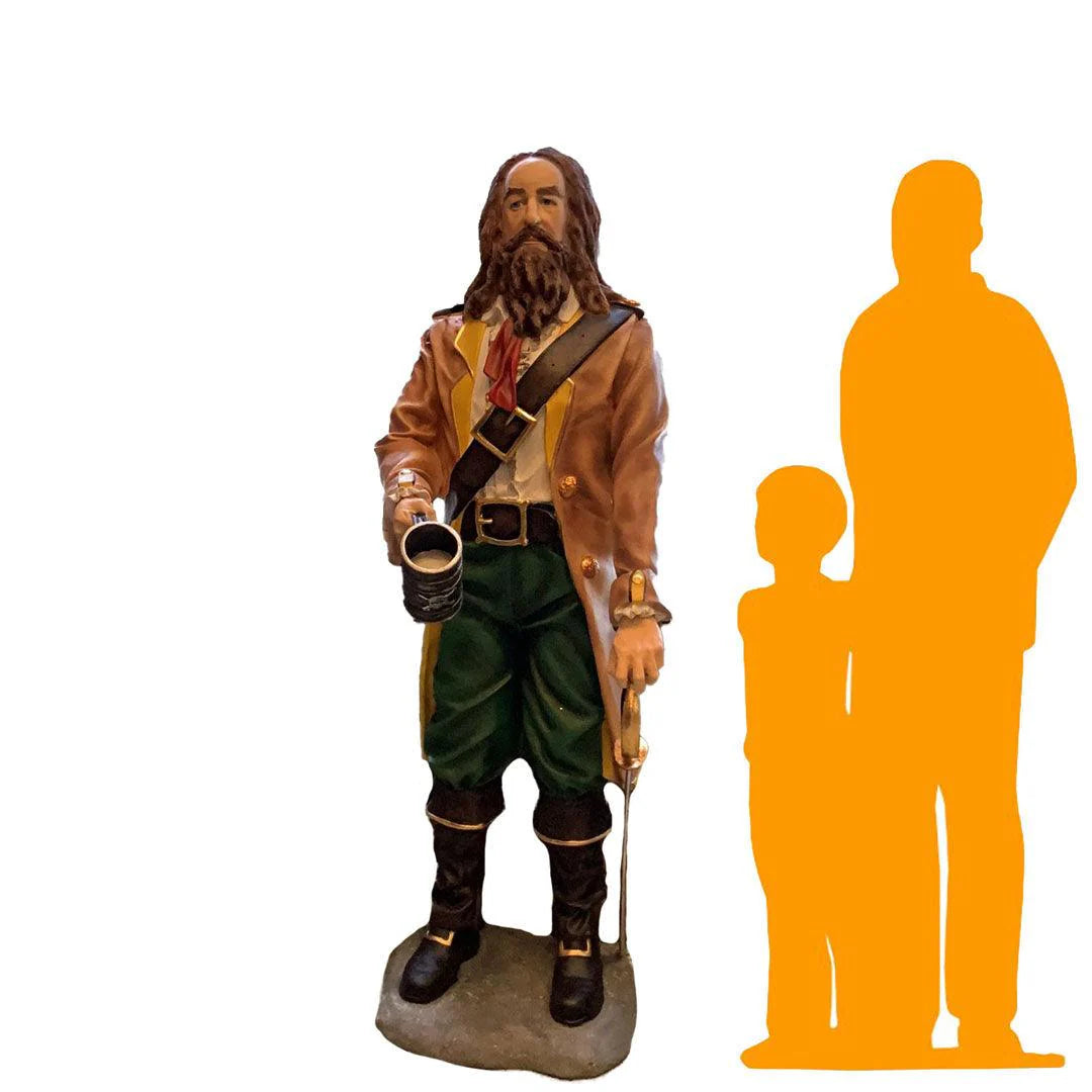 Pirate Enrico Life Size Statue