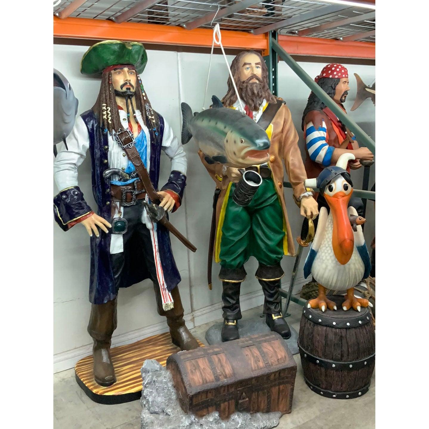 Pirate Captain Jack Life Size Statue