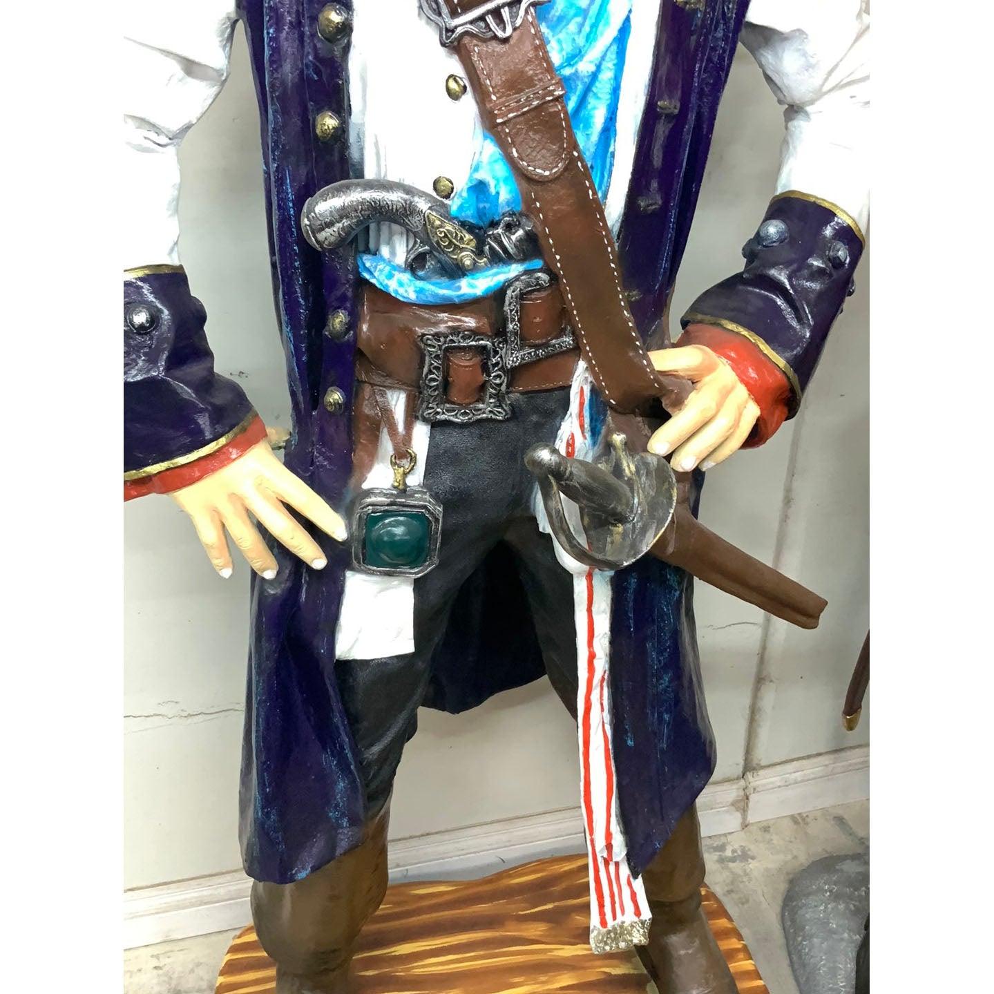 Pirate Captain Jack Life Size Statue