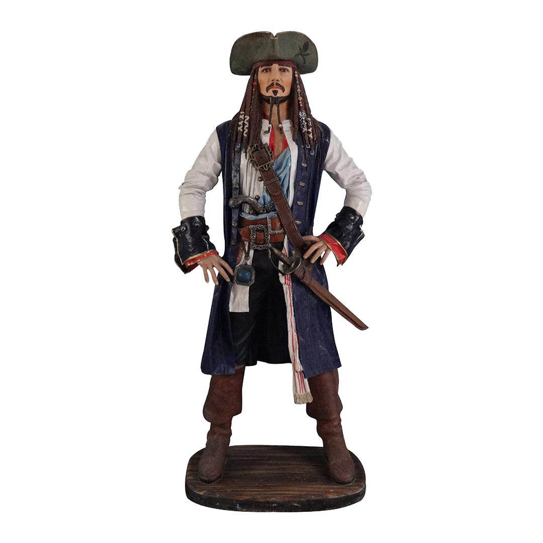 Pirate Captain Jack Life Size Statue - LM Treasures Prop Rentals