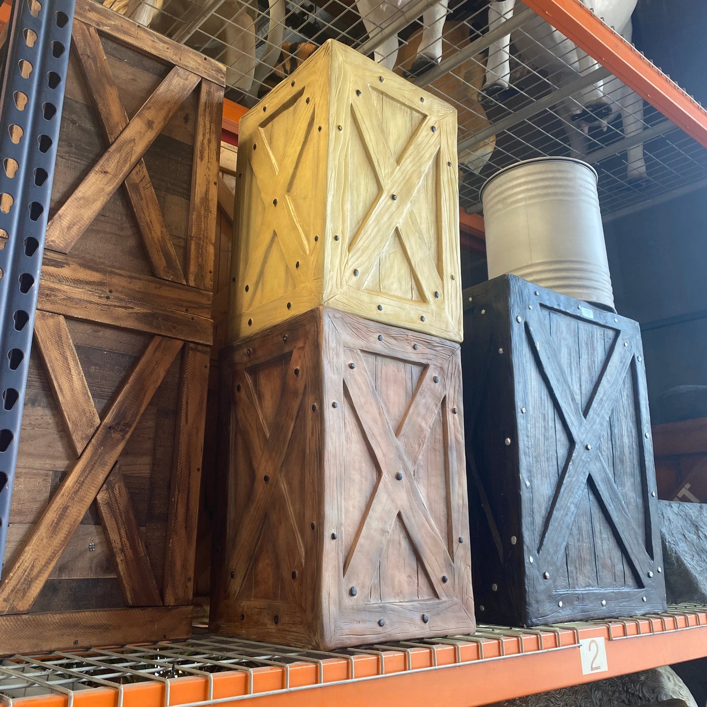 Small Light Brown Crate