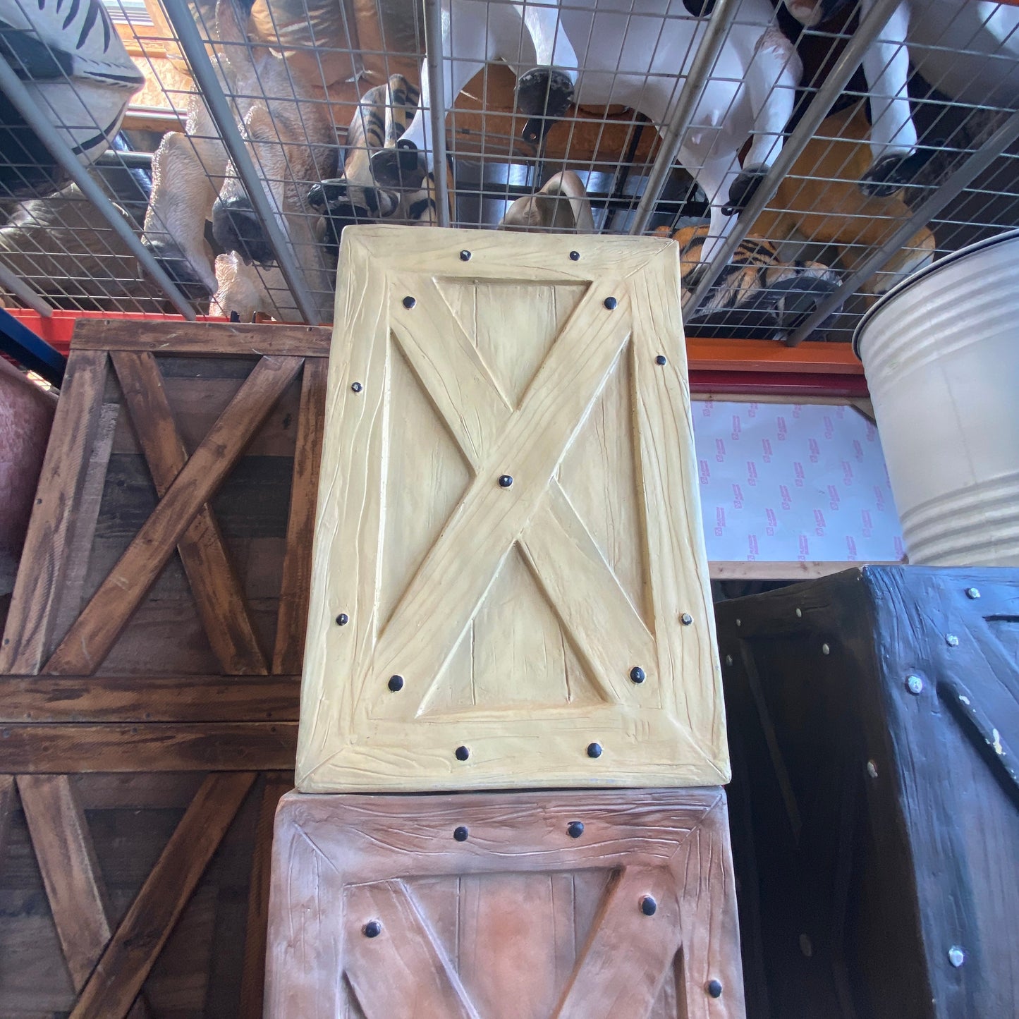 Small Light Brown Crate