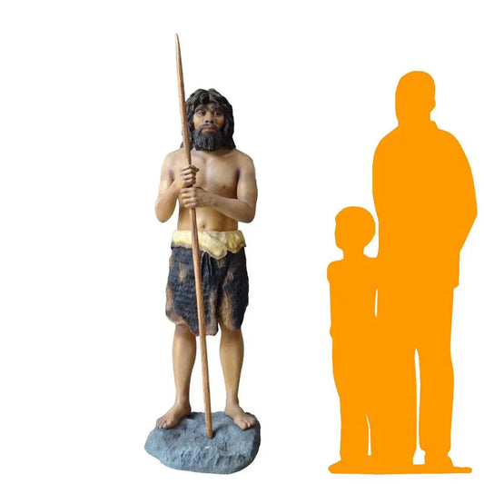 Young Cave Man Life Size Statue LS268-R145-PT
