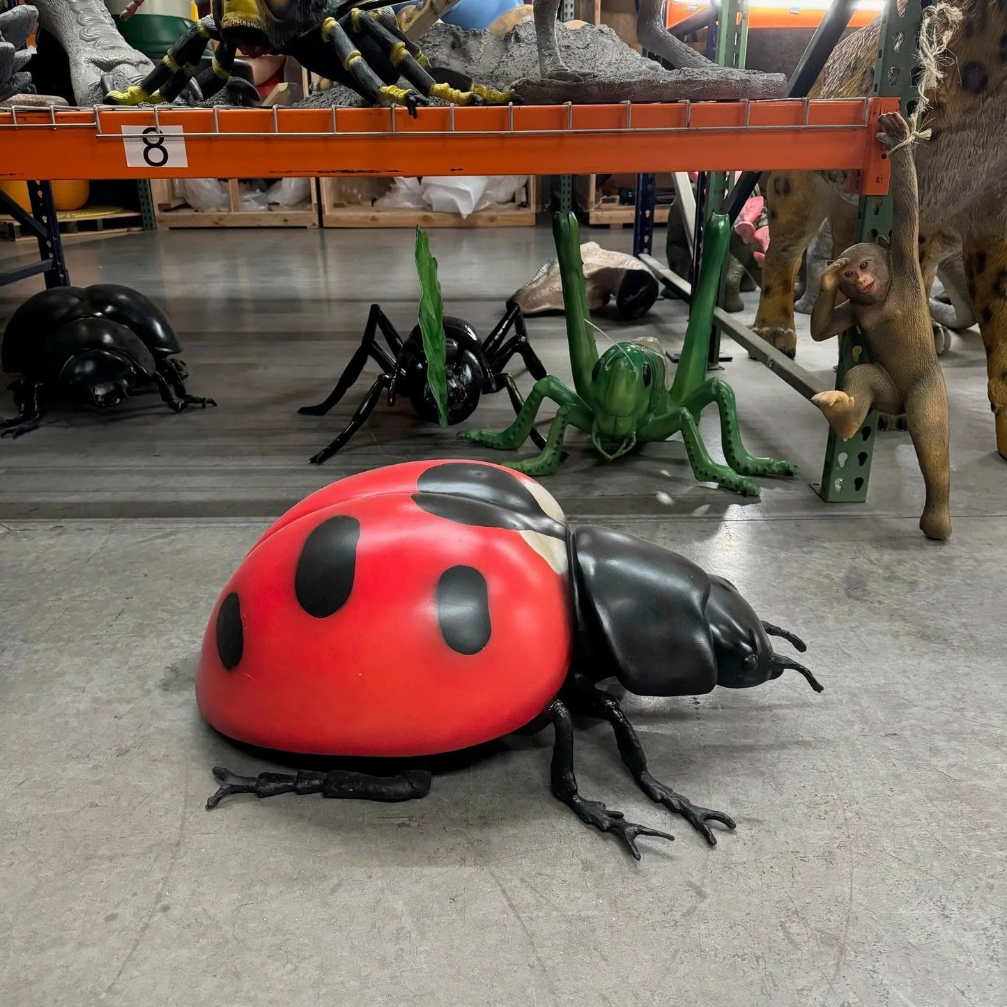 Lady Bug Statue A0742-R176-PT
