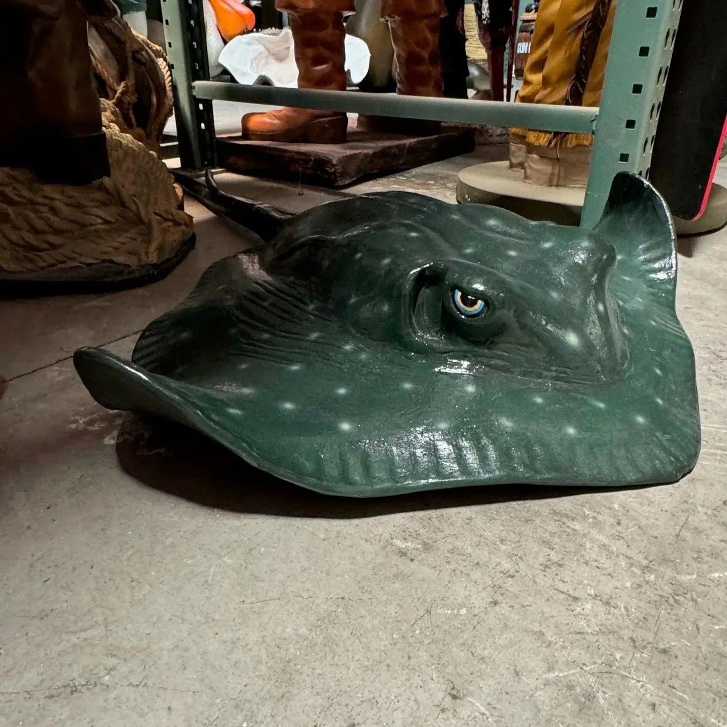 Stingray Shark Statue A0731-R179-PT