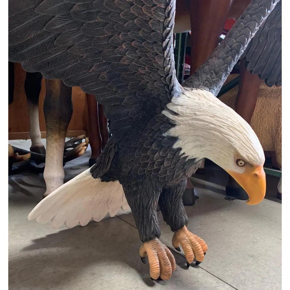 Flying Bald Eagle Statue A0669-R181-PT