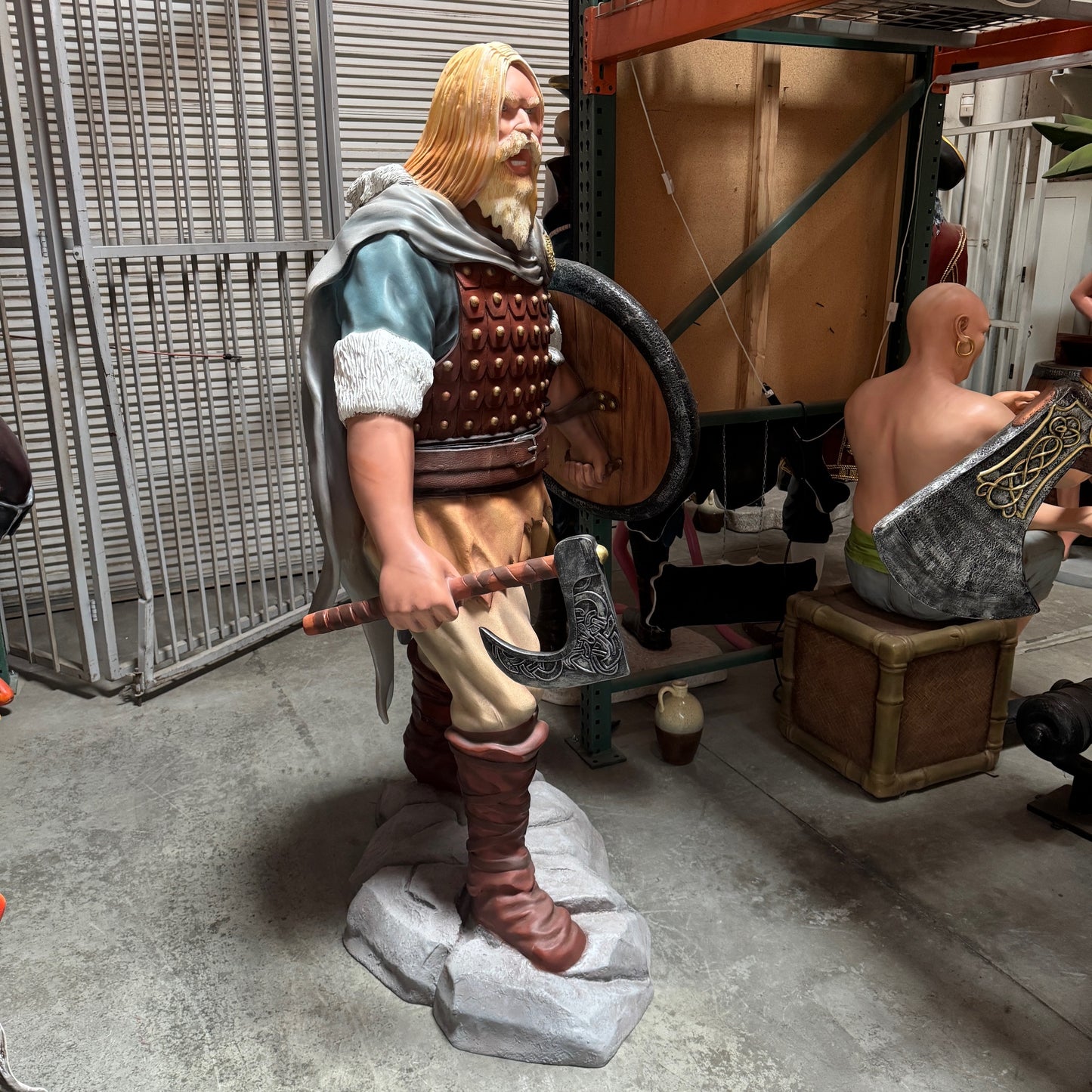 Viking Ragnar Life Size Statue