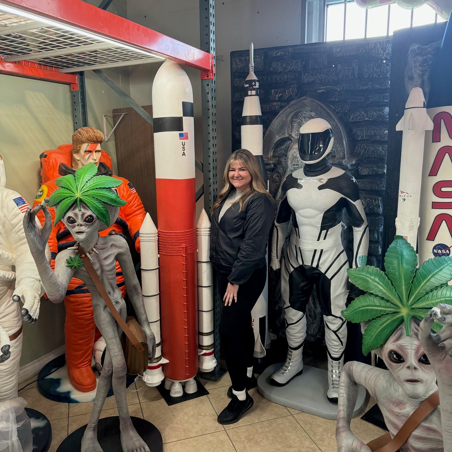 Rocket 2 Life Size Statue