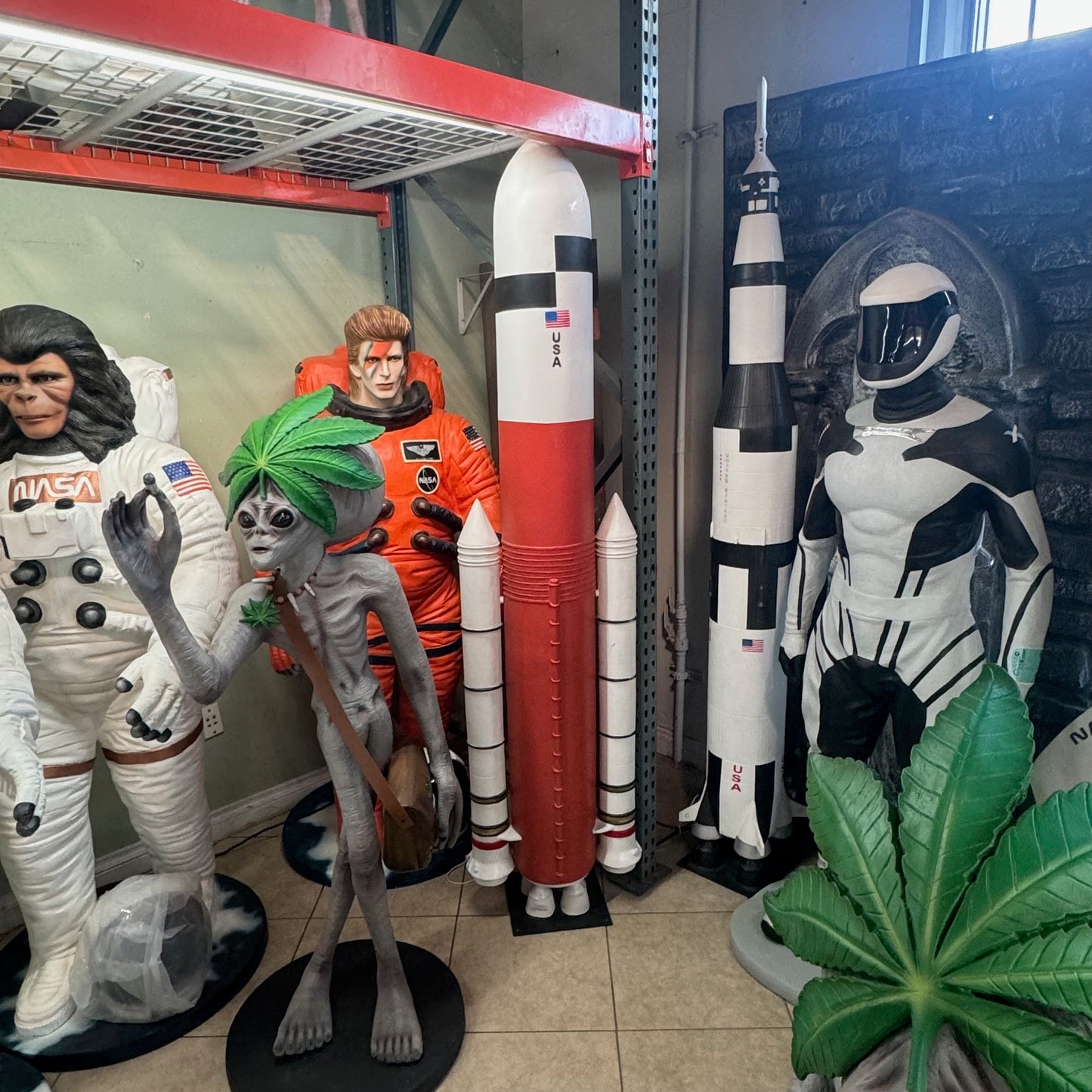Rocket 2 Life Size Statue