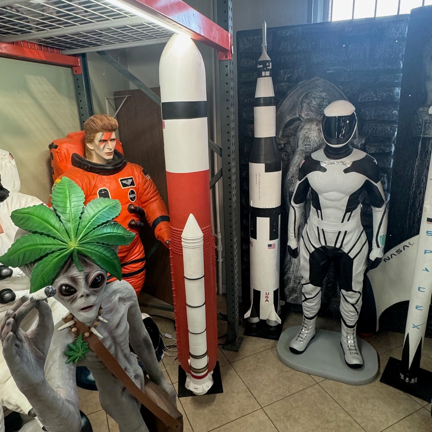 Rocket 2 Life Size Statue