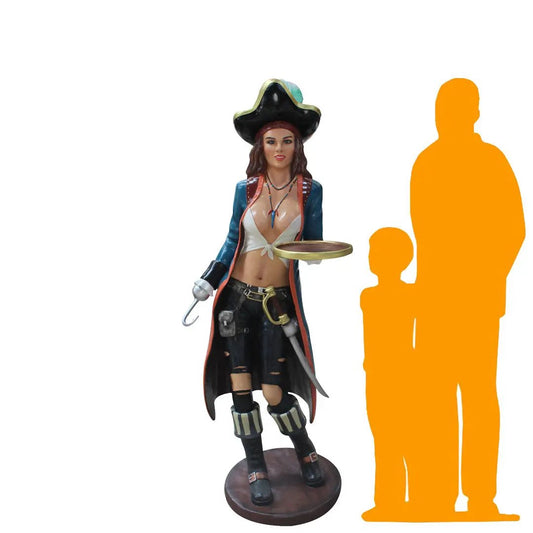 Pirate Lady Anne Life Size Statue LS339-R316-PT
