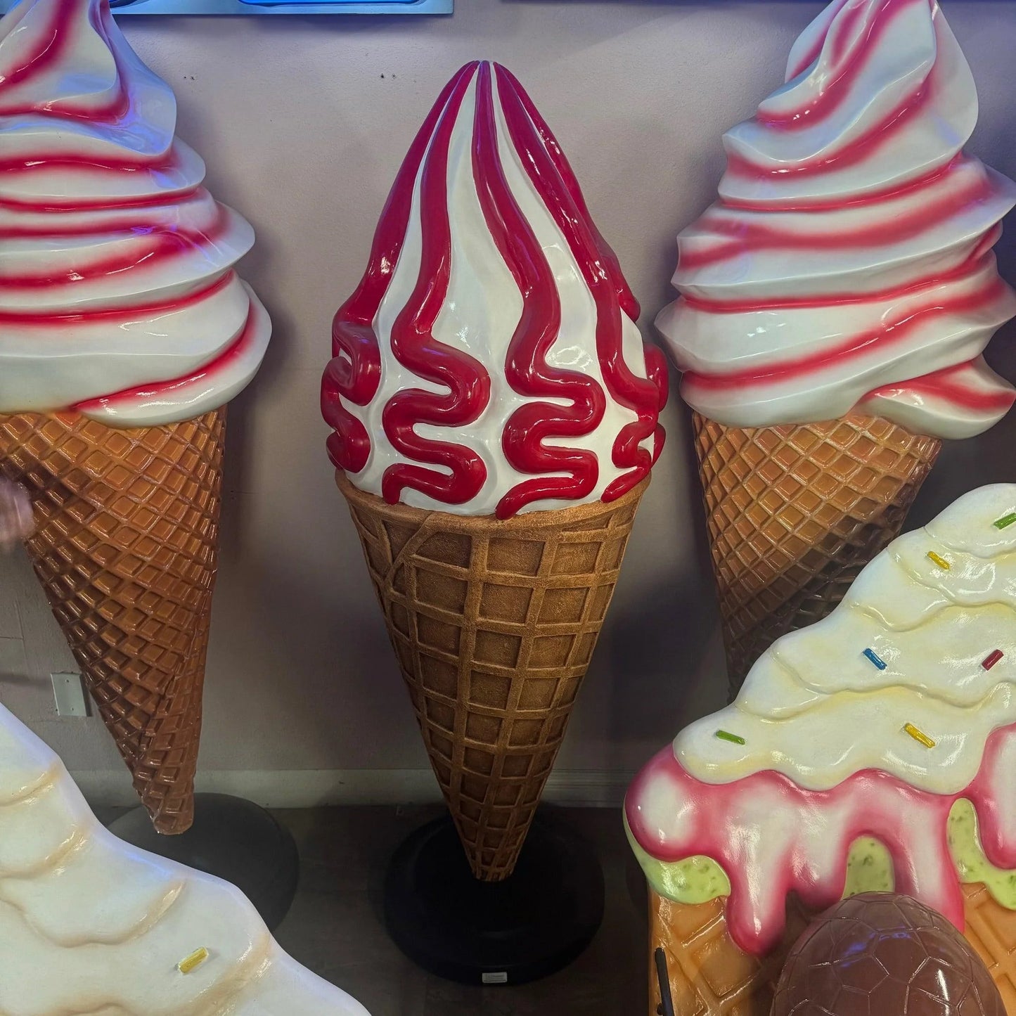 Strawberry Ice Cream Statue