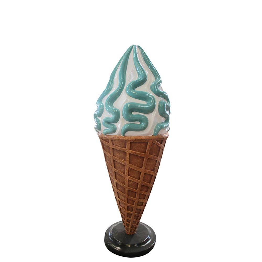Mint Green Ice Cream Statue - LM Treasures Prop Rentals