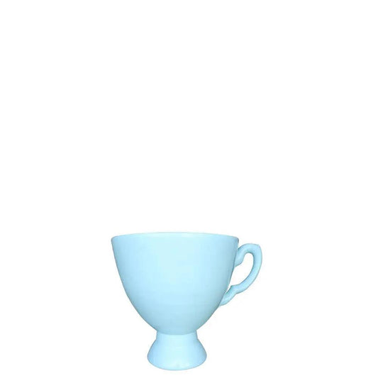 Blue Tea Cup Over Sized Statue - LM Treasures Prop Rentals