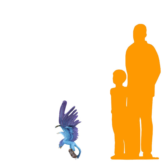 Colorful Bird Dinosaur Archeopteryx Statue