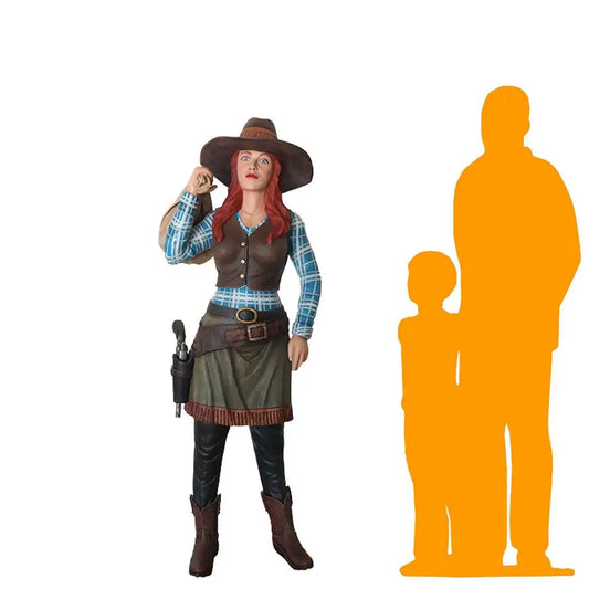 Lady Robber Life Size Statue LS305-R392-PT