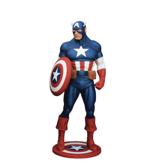 Captain Super Hero Life Size Statue - LM Treasures Prop Rentals