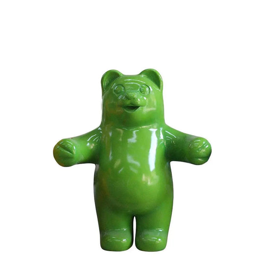 Large Green Gummy Bear Statue - LM Treasures Prop Rentals