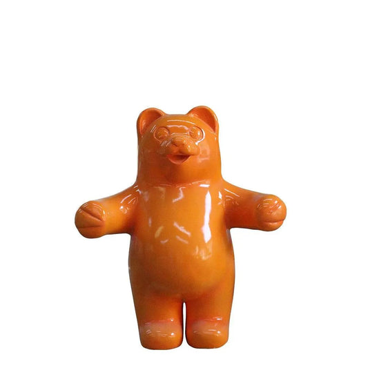 Large Orange Gummy Bear Statue - LM Treasures Prop Rentals