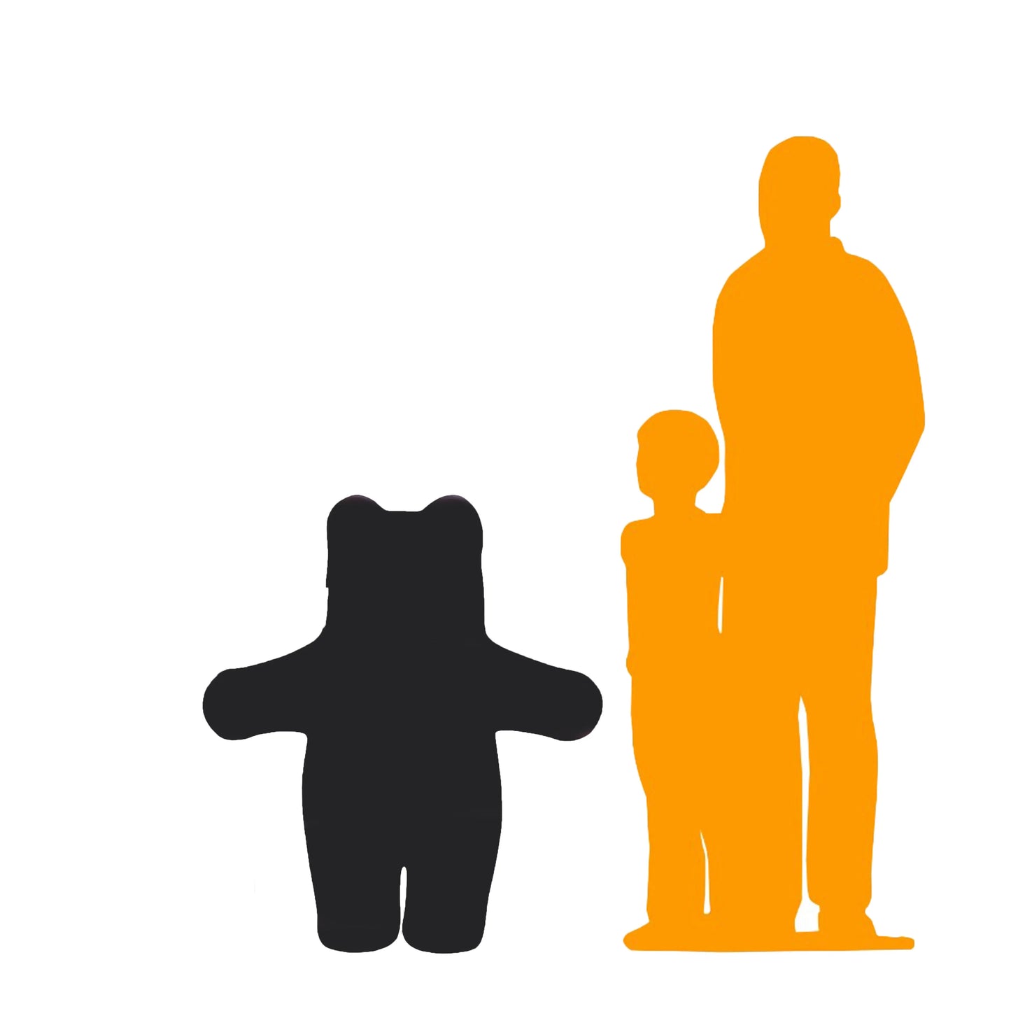 Large Light Pink Gummy Bear Statue R0283P-S054-PT