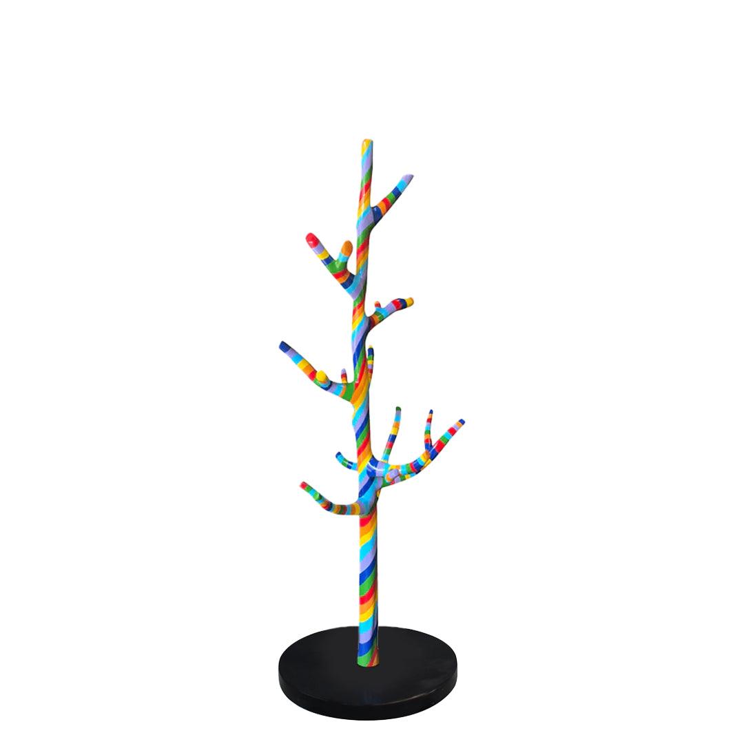 Rainbow Candy Tree Statue - LM Treasures Prop Rentals