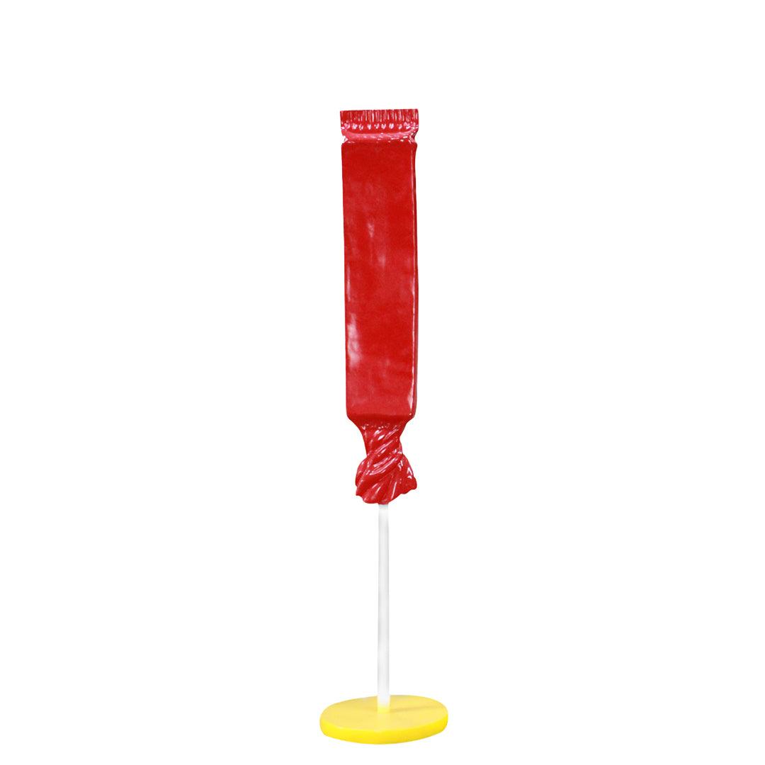 Red Sugar Daddy Statue - LM Treasures Prop Rentals