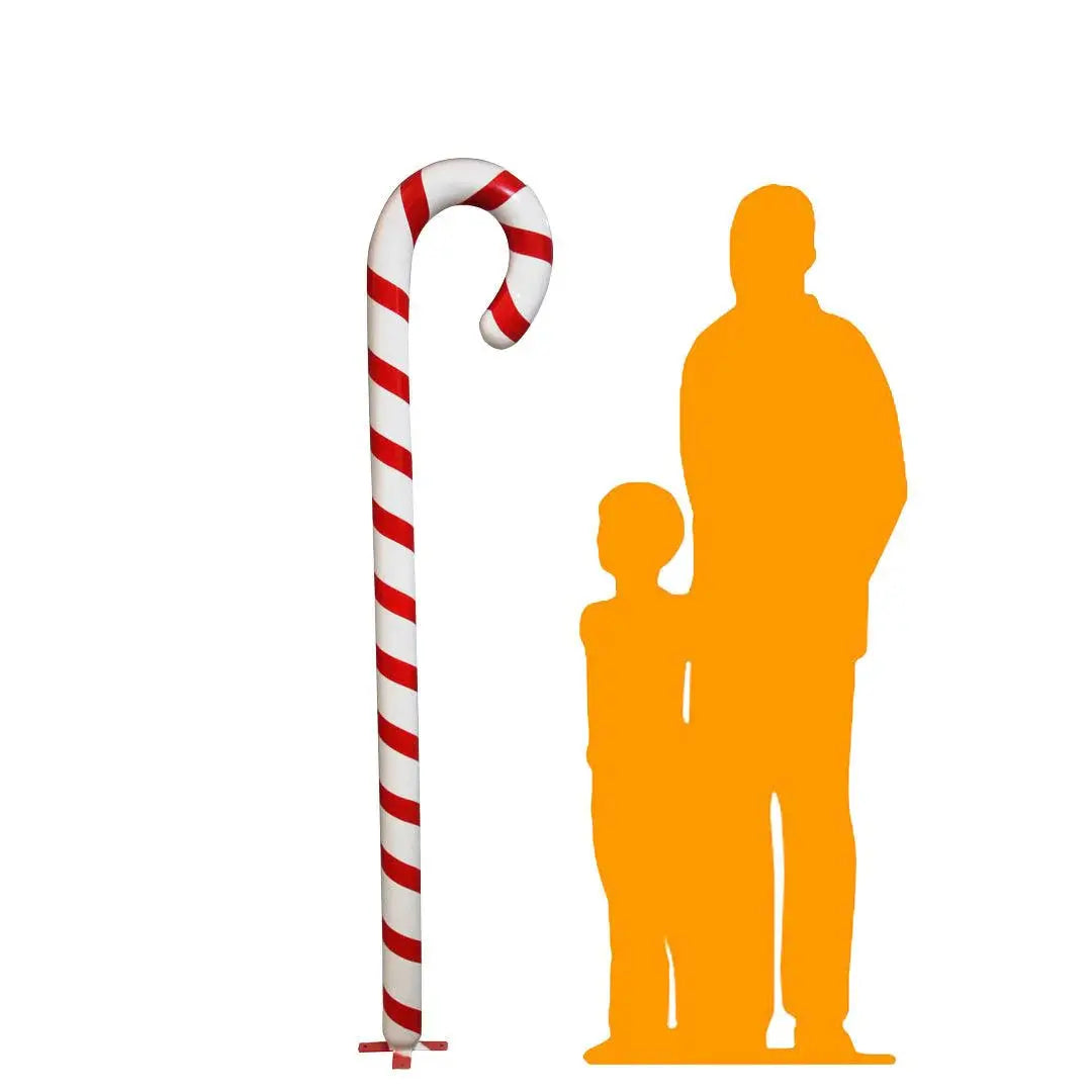Candy Cane With No Base Statue S0286-S164-PT