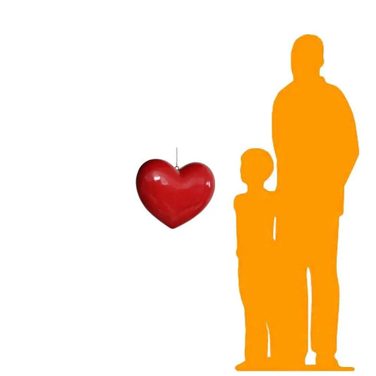 Heart Statue M0148-S183-PT