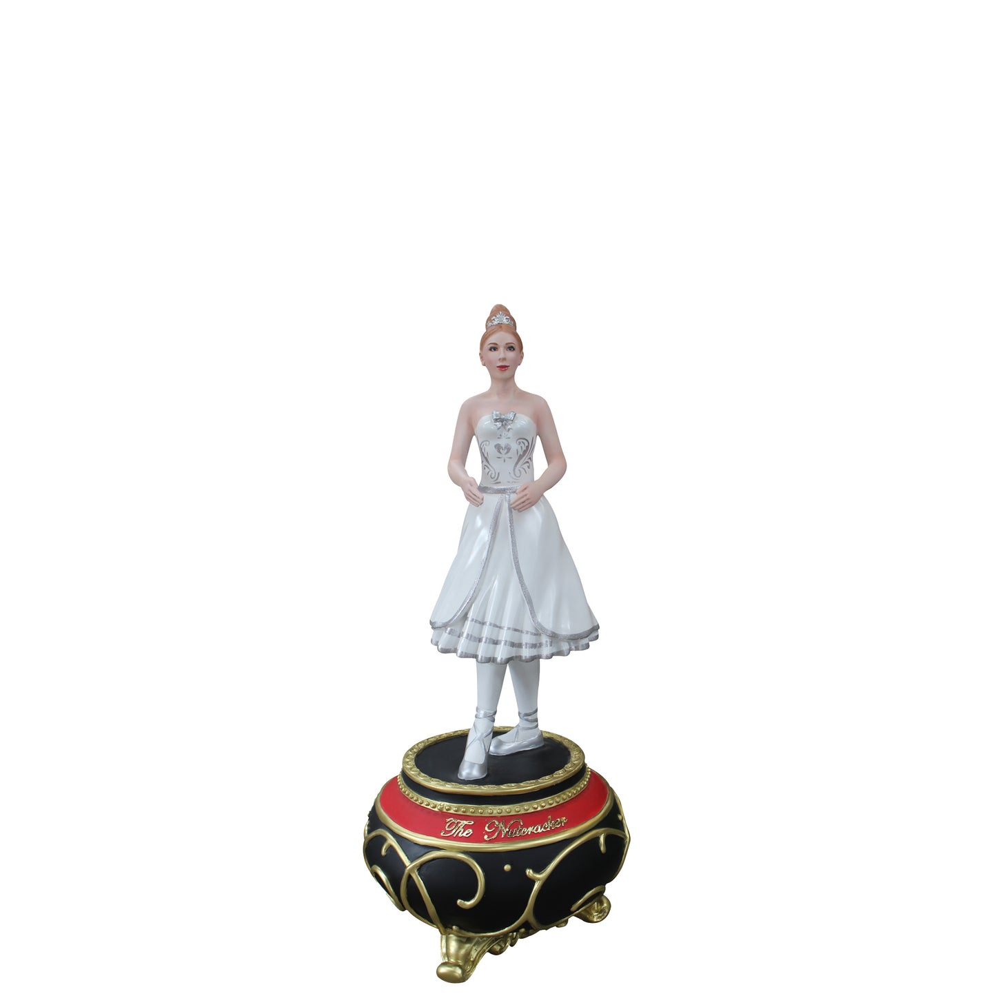 Ballerina Dancer on Music Box Statue