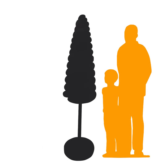 Large Red Cone Lollipop Statue
