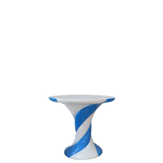 Blue Marshmallow Table Statue - LM Treasures Prop Rentals