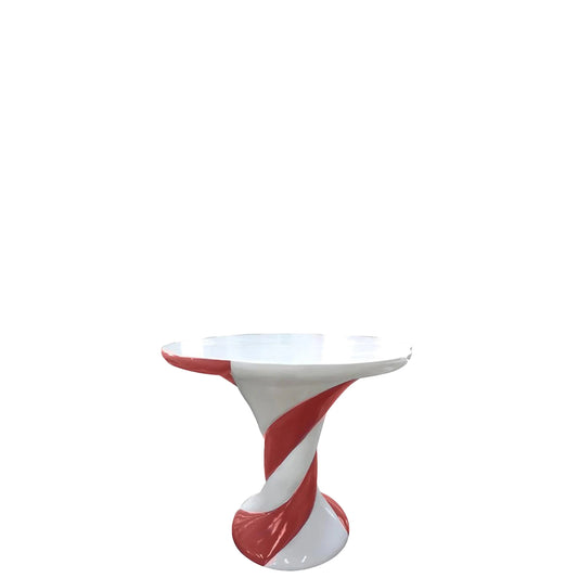 Red Marshmallow Table Statue - LM Treasures Prop Rentals