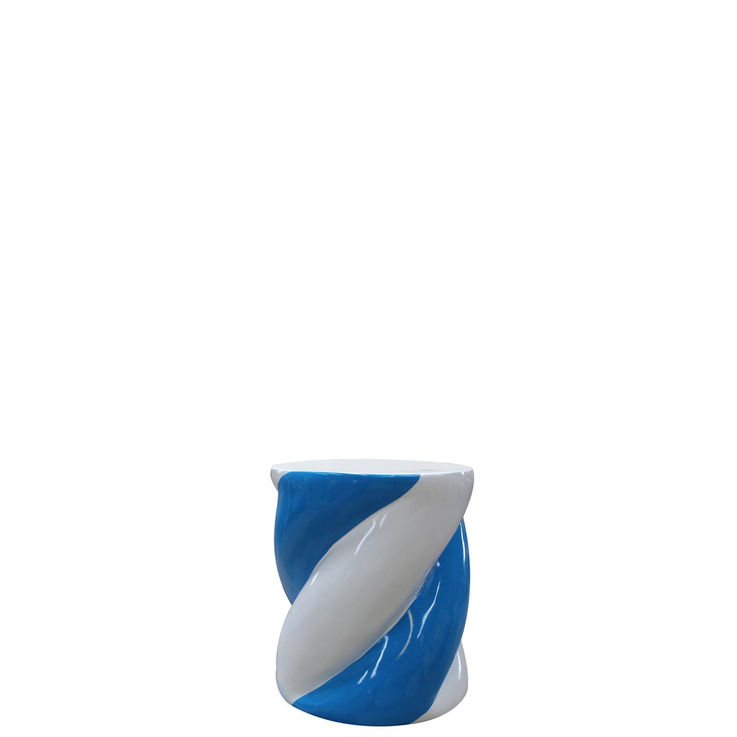 Blue Marshmallow Stool Statue - LM Treasures Prop Rentals