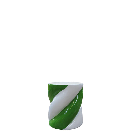 Green Marshmallow Stool Statue - LM Treasures Prop Rentals