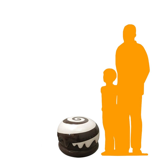 Large Mallow Truffle Statue R0299B-S065-PT