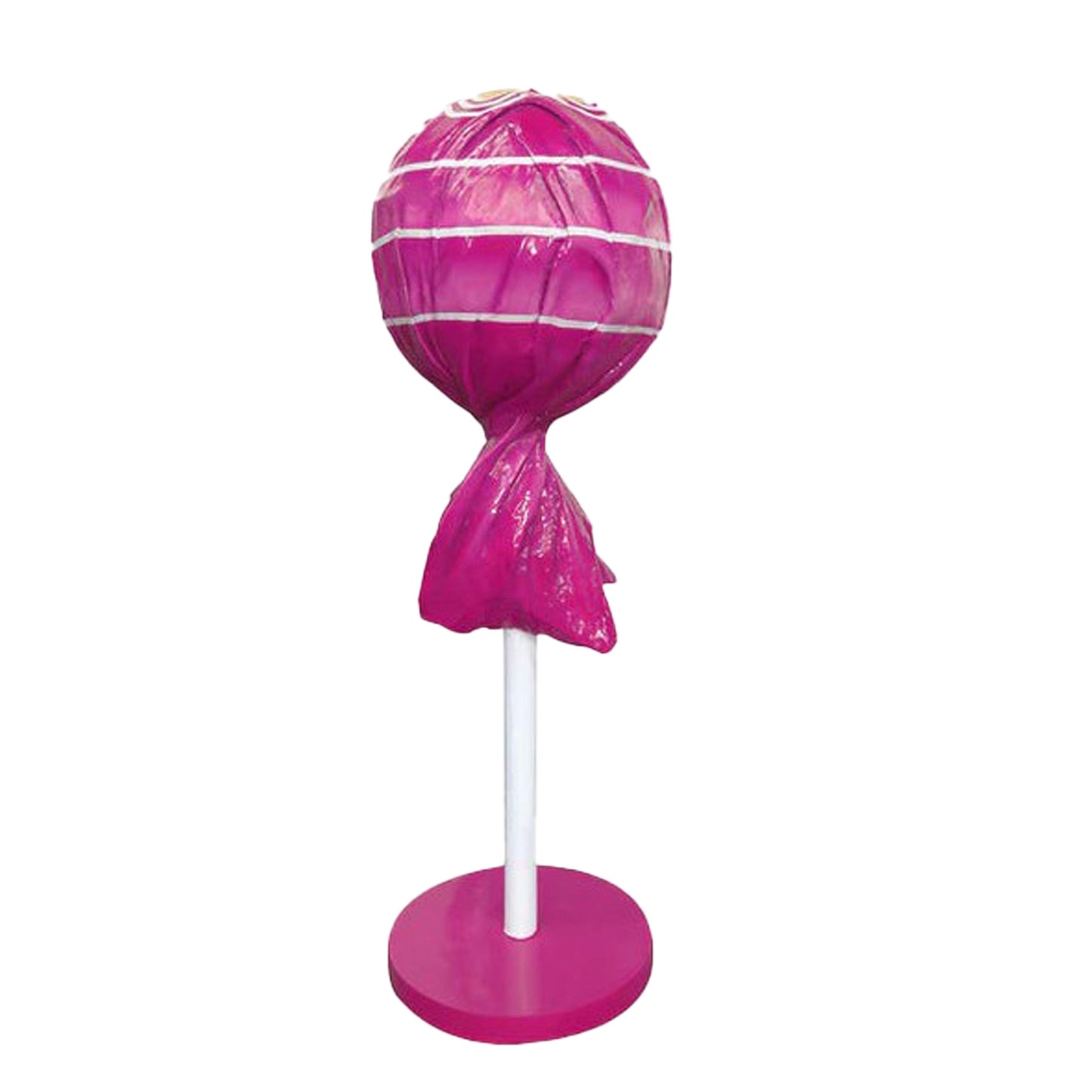 Large Pink Lollipop Statue - LM Treasures Prop Rentals